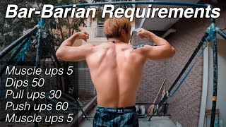 【５分以内で入隊】海外のスーパーハードなトレーニングに挑戦【BAR-BARIAN REQUIREMENTS】