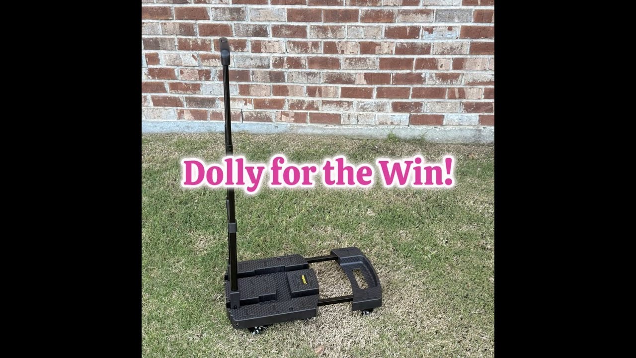 This portable heavy-duty dolly makes hauling effortless 