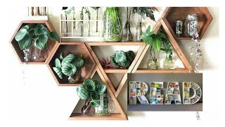 Creative wall shelves ideas 2020,wooden wall shelf ,wall shelf home decor ideas screenshot 3