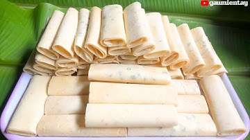 Cách làm Bánh Kẹp Giòn Nước Cốt Dừa Sữa miền  thơm ngon giòn rụm | Gấu Miền Tây