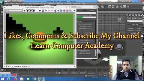 Lecture No:15 How to Apply Setting in VRay using 3D Studio MAX 2010 into Urdu
