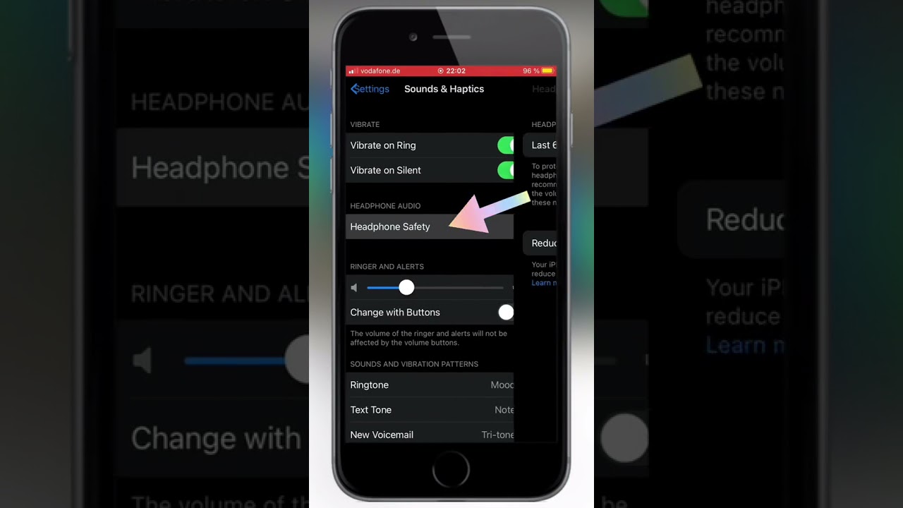 Reduce Loud Sounds tiktok iphonehacks08 
