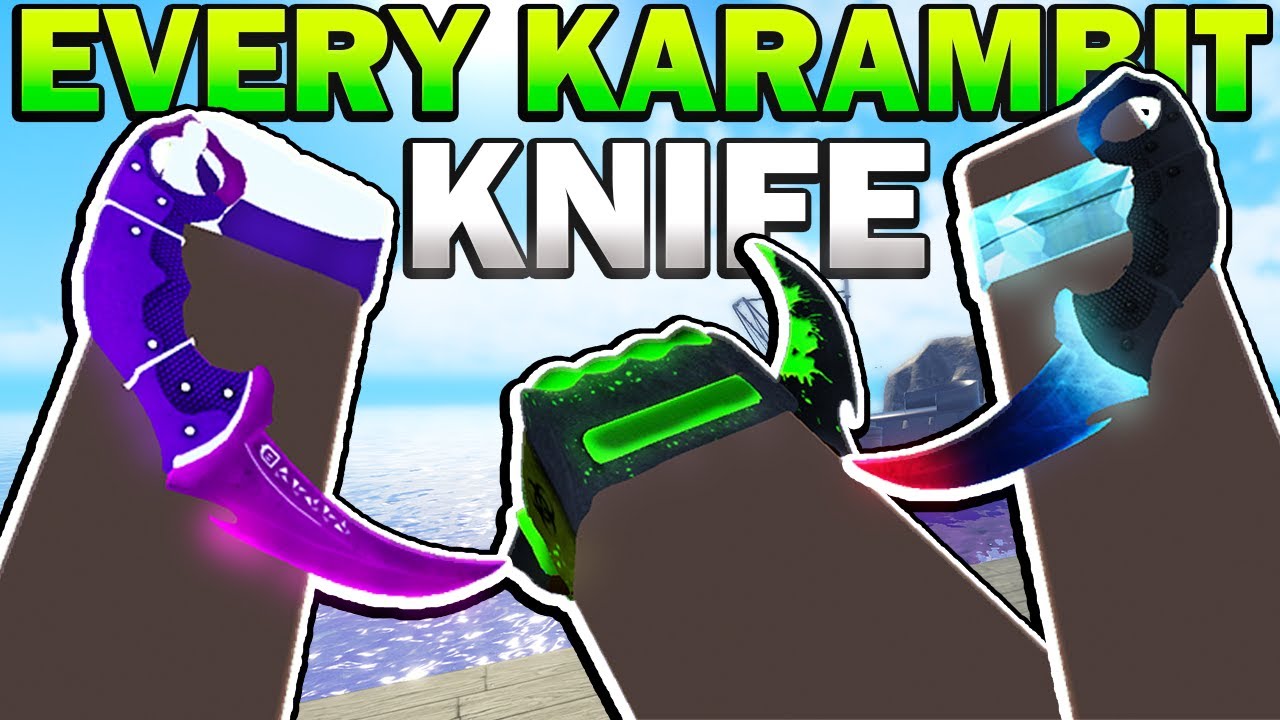 Every KARAMBIT Knife in Counter Blox