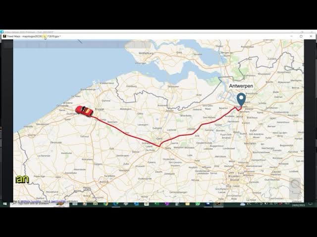 Route Animatie Vanuit Google Maps - Gpx - Video Deluxe - Youtube