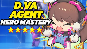 「Hero Mastery」 D.VA AGENT *BETTER ROUTE* 5 STARS (Overwatch 2 Guide)