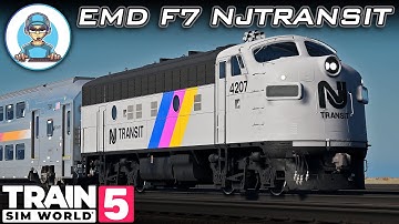 EMD F7 NJ Transit (Custom Livery) @TrainSimWorld  @TheNewJerseyTransit