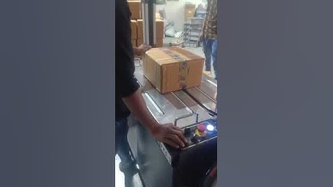 Automatic Box Strapping Machine #strappingsealmachine #strapping #boxpacking #strappingmachine