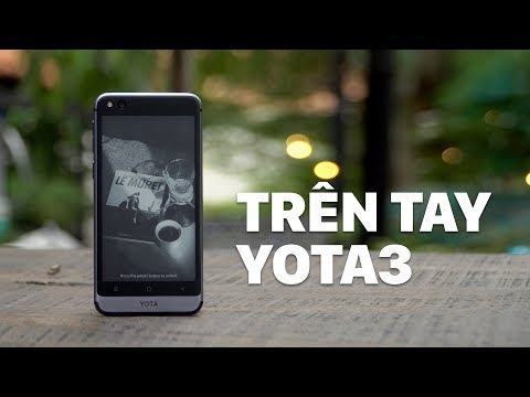 Yota 3 - điện thoại với màn hình e-ink thứ 2