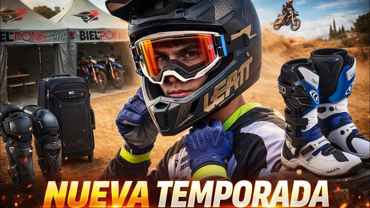 TODO MI MATERIAL DE MOTOCROSS 🔥 | Mi primer BLOG