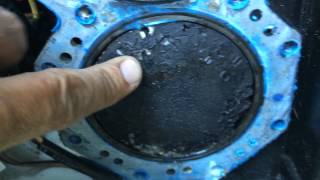 150 Johnson blown piston