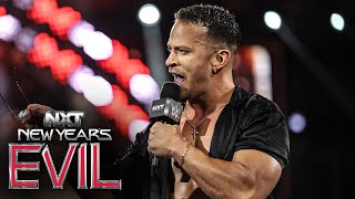 Ricky Saints kicks off 2026 with a cryptic threat NXT New Year s Evil 2026 highlights