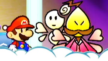 Super Paper Mario - Walkthrough Part 28 No Commentary Gameplay - The War on Heaven begins!!!