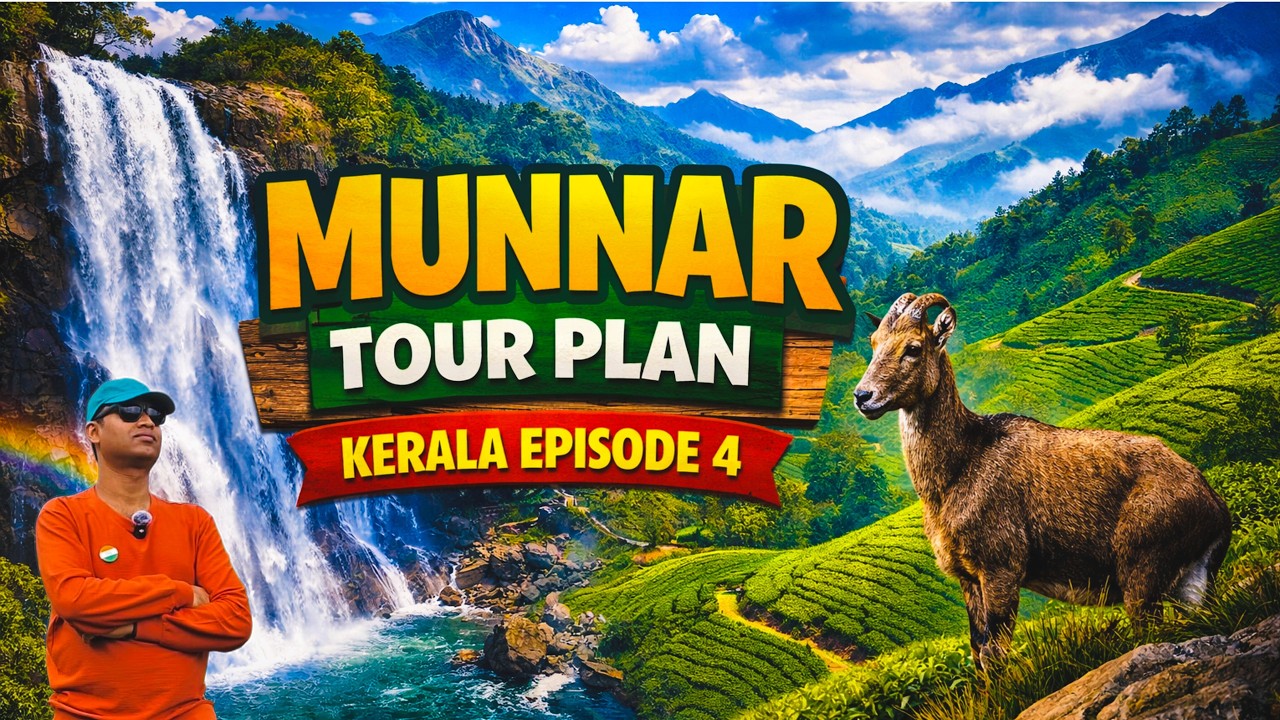 Munnar Tour Plan | চা বাগানের স্বর্গরাজ্য মুন্নার | Munnar Tourist Place | Munnar | Kerala Tour EP 4