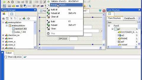 Creating a new form in Form Designer (pre v2.30)