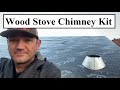 #439 - Shop Build: Wood Stove Chimney Kit, Roof Dried In, Basement Windows Installed.