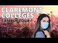 Claremont colleges campus tour  walk with me in 4k  pomona  scripps  harvey mudd  pitzer  keck