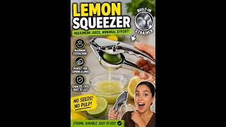 Lemon Squeezer Tested: Does This Stainless Steel One Work?