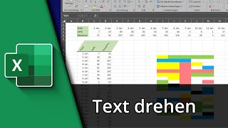 Excel Text drehen | Excel vertikal schreiben ✅ Tutorial