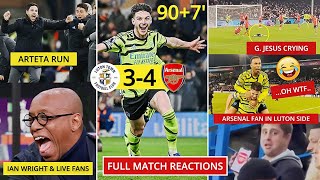 😱Arsenal Crazy Reactions To Declan Rice Winning Match Vs Luton Town With 97Th Min Goal!