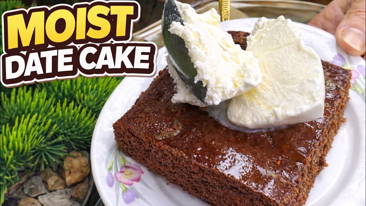 দেখে নিন চুলায় তৈরি সুপার ময়েস্ট খেজুর কেক বানানোর পারফেক্ট রেসিপি | Super “Moist Date Cake” Recipe
