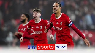 Last-gasp Virgil Van Dijk header seals Carabao Cup win for Liverpool against Chelsea