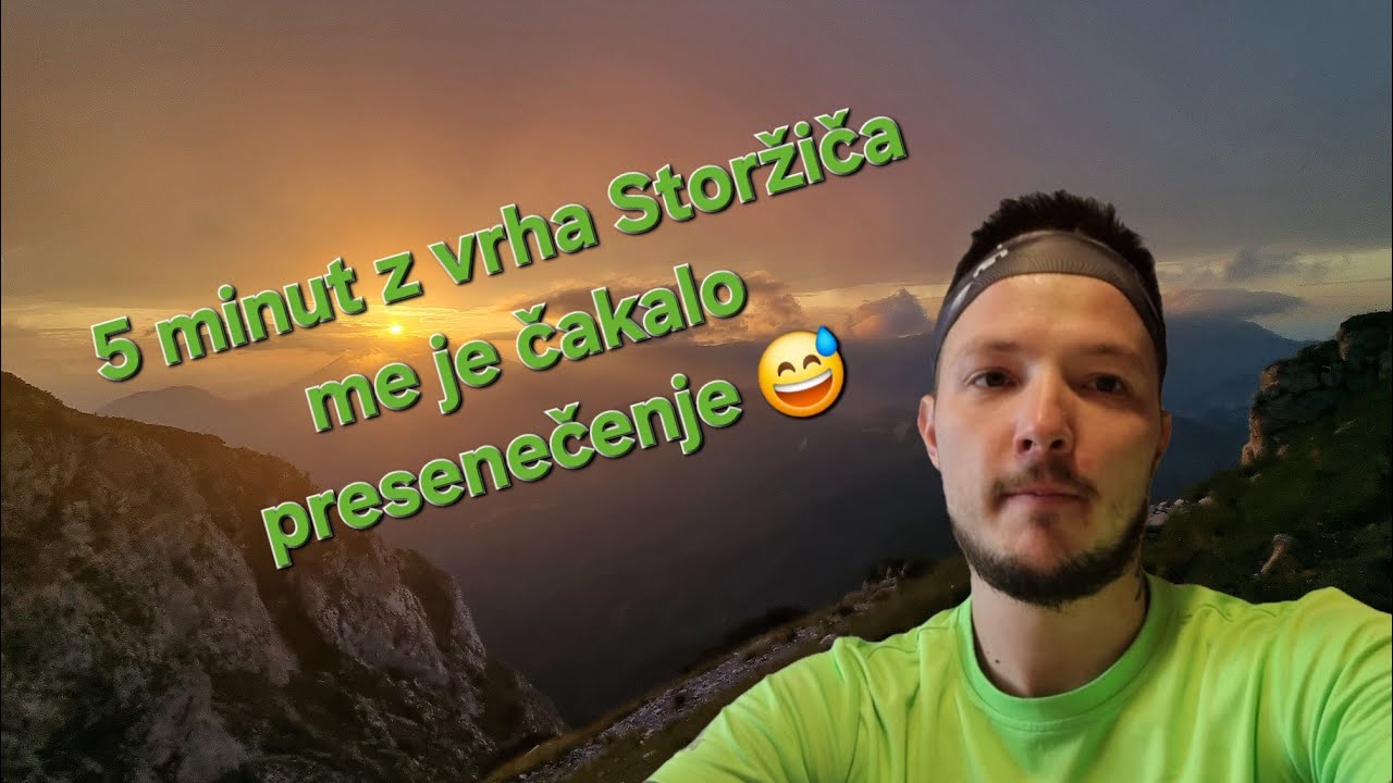 5 minut z vrha Storžiča me je čakalo presenečenje 😅