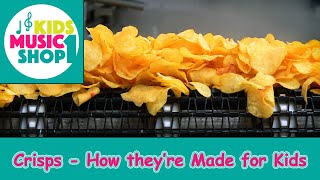 Crisps /Potato Chips  How they're Made For Kids