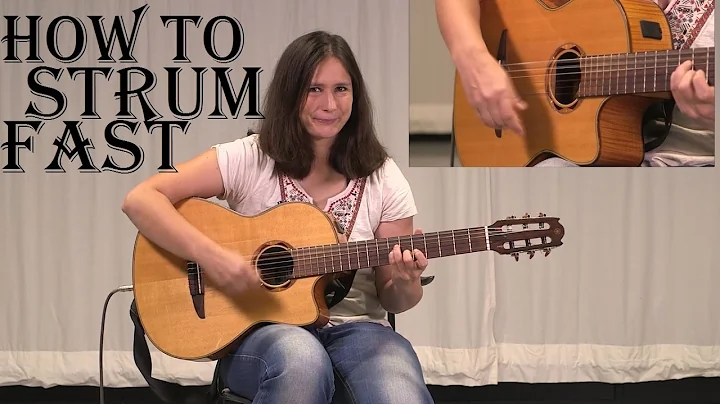 How to strum in a fast and exciting way on guitar ...