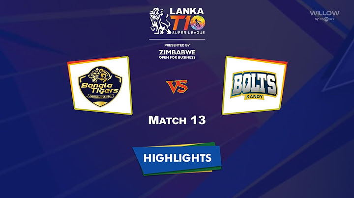 Highlights: 13th Match, Hambantota Bangla Tigers vs Kandy Bolts | 13th Match - HBT vs KB
