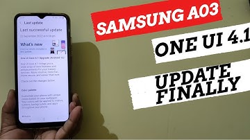 SAMSUNG GALAXY A03 NEW ONE UI 4.1 (ANDROID 12 UPDATE)!!!😍😍😍😍 MAJOR UPDATE !!!!!!!!!!!