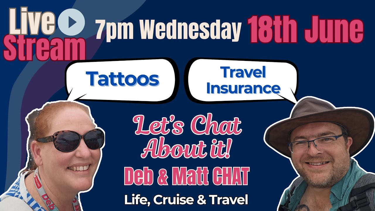 LIVE: Cruise Emergency Recap, Travel Insurance Must-Knows + Q&A (Including Our Tattoos!)