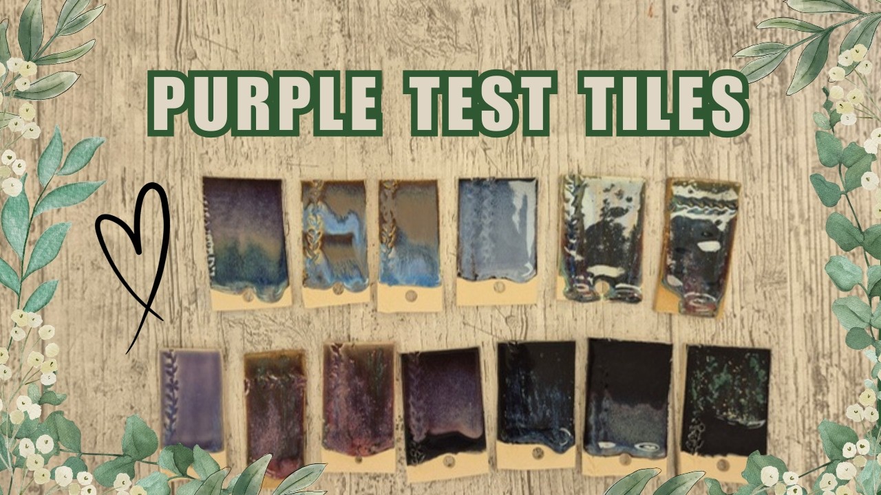 180. Тестовые образцы плитки с различными сочетаниями глазури | Результаты до и после – представл...