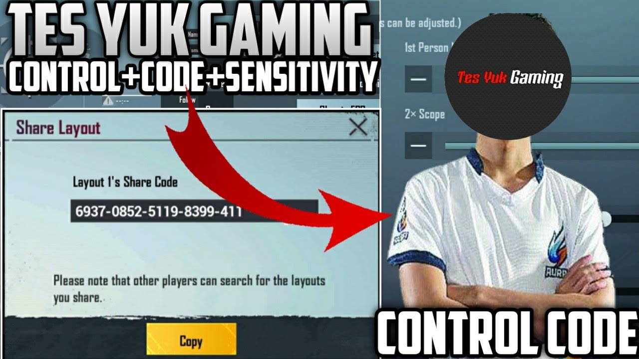 [NEW] Tes Yuk Gaming Layout Code & Sensitivity Code NEW || PUBG MOBILE || RTX Gamerx