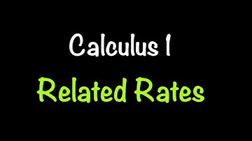 Calculus 1: Related Rates (Video #17) | Math with Professor V
