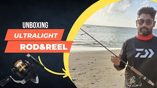 Ultra light fishing setup: unboxing reel and rod| ultra light rod |ultra light reel |ultralightLure