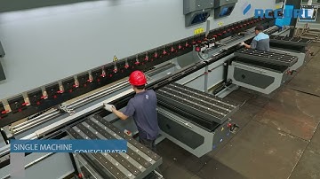 Tandem Press Brake 2 units 400 ton 4000mm for long sheet metal bending