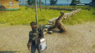 man saves Llama from quicksand (sad!!!) (tear jerker!!!) [Just Cause 4]