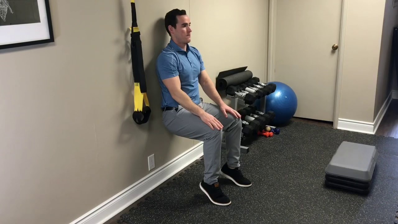 Soleus Wall Sit YouTube