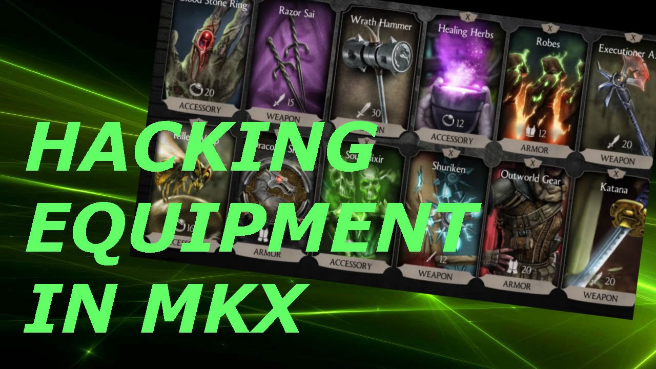 How To Hack Equipment In Mortal Kombat X Mobile With Game Guradian 8.5.5