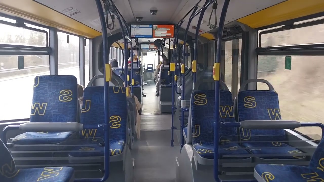 Mercedes-Benz Citaro G Euro 4 SWU Ulm Wagennummer 133 Mitfahrt auf der Linie 11