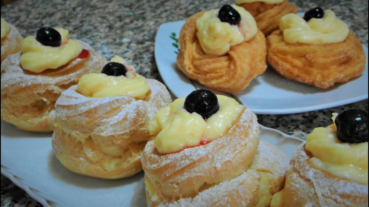 Ricetta ZEPPOLE di San Giuseppe (AL FORNO o FRITTE) - GiAlQuadrato