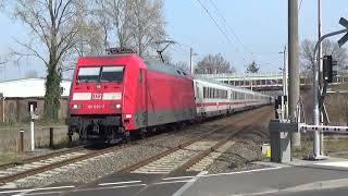 Marschbahn Zugsichtungen IC E-LOK 101 &  BR 218 Diesellokomotiven - Doppeltraktion