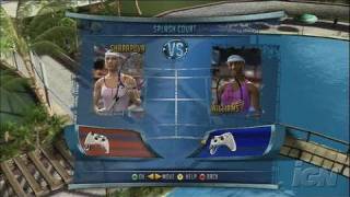 Top Spin 2 Xbox 360 Gameplay - Splash Mini-Game 1 screenshot 5