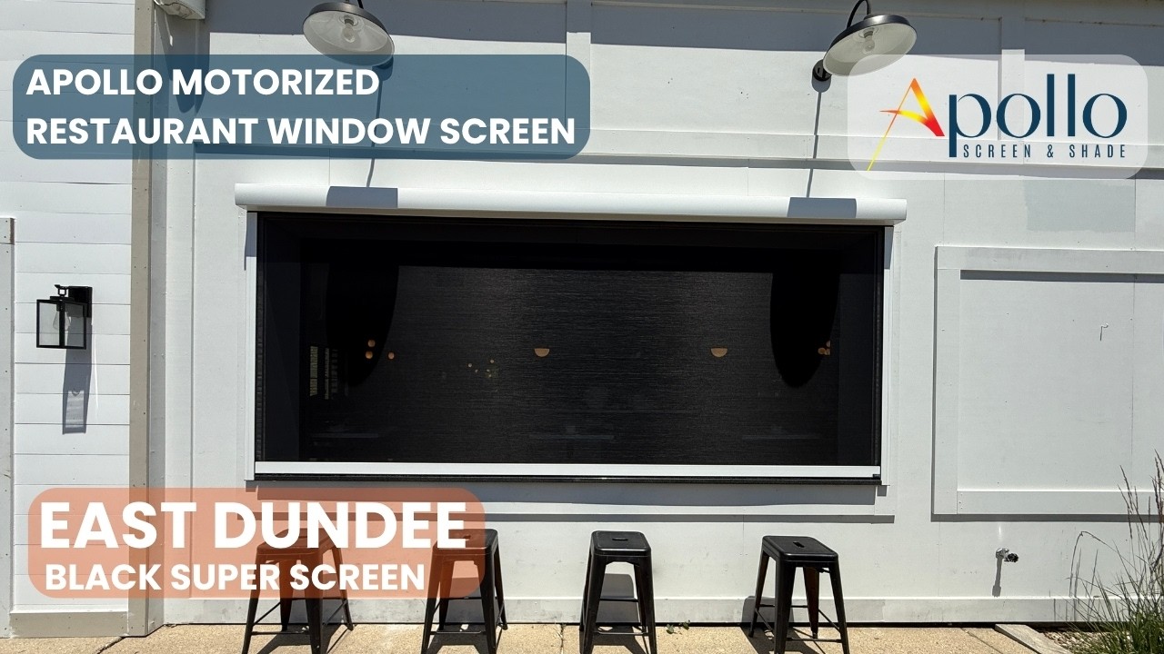 Apollo Outdoor Shades Installation