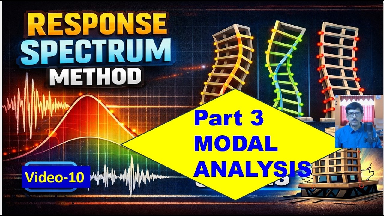 Response Spectrum Method: Part 3 - Modal Analysis - YouTube