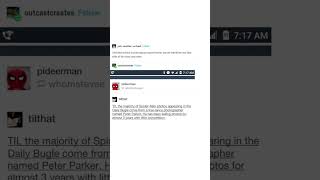 Spiderman on Tumblr