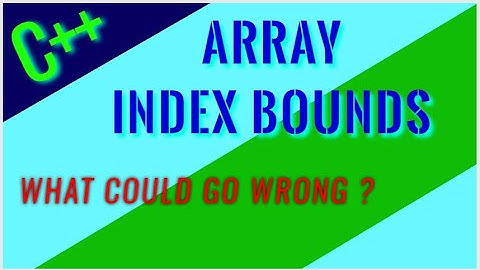 What happens if you go way overboard on Array Indexes ? | C++ Beginner