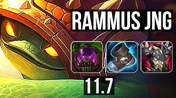 RAMMUS vs DIANA (JUNGLE) | 3/0/14, Rank 3 Rammus, 500+ games | BR Grandmaster | v11.7