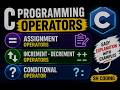 Tutorial 8:Assignment, Increment, Decrement & Conditional Operators in C | Easy Tutorial