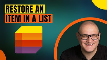 How to restore a previous version of the Item in a Microsoft List